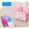 Ổ điện chia 2 cổng USB kiêm đèn ngủ - Giá sỉ 46k, giảm mạnh, tiện lợi cho phòng ngủ 2