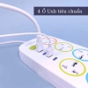 Ổ Điện Đa Năng Hình Chữ Nhật 8 Lỗ Cắm 4 Cổng USB - Tiện Dụng, An Toàn, Giá 90.000đ 5