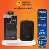 Ổ điện đa năng thông minh HOTECH 2.500W chống giật, cổng USB và Type C, dây 2m, công tắc nguồn toàn OD32H giá ưu đãi 129k