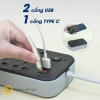 Ổ điện đa năng thông minh HOTECH 2.500W chống giật, cổng USB và Type C, dây 2m, công tắc nguồn toàn OD32H giá ưu đãi 129k 3