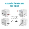 Ổ điện du lịch đa năng 1.500W PD20W sạc nhanh, chống cháy giật, dùng 150 quốc gia - Giá chỉ 180.000 VND 2