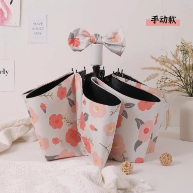 Ô Dù Che Mưa Che Nắng BeeMit 2 Chiều Chống UV Mở Tự Động Gấp Nhỏ Gọn Cầm Tay