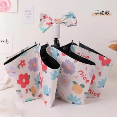 Ô Dù Che Mưa Che Nắng BeeMit 2 Chiều Chống UV Mở Tự Động Gấp Nhỏ Gọn Cầm Tay