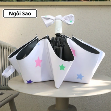 Ô Dù Che Nắng Che Mưa Siêu To 3 Lớp Gấp Gọn Gấu Lotso Thỏ Chống UV Bảo Vệ Da 129k