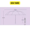 Ô Dù Chống Bão 24 Nan Mở Gấp Tự Động 2 Chiều, Lớp Che Mưa Nắng, Chống Thấm, Chống Tia UV 9