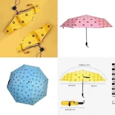 Ô Dù Gấp Gọn Hình Gấu Brown - 3 Lớp Vải Chống UV, Giá Chỉ 45k 2 Ô Dù Gấp Gọn Hình Gấu Brown - 3 Lớp Vải Chống UV, Giá Chỉ 45k 2