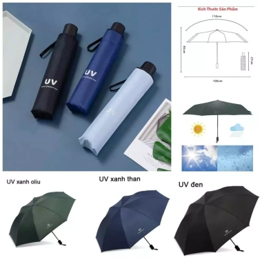 Ô Dù Gấp Gọn Tiện Lợi Che Nắng Che Mưa Chống Tia UV Giá Ưu Đãi 43.999₫ 7