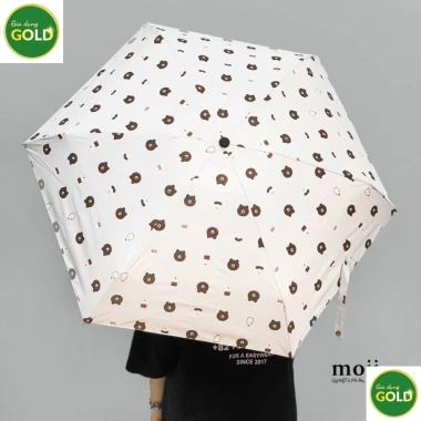 Ô Dù Gấu Đáng Yêu Gấp Nhỏ Cho Bé - Chống Mưa Nắng, Dễ Mang Đi, Chọn Màu Thích Hợp 6