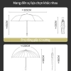 Ô Dù Tự Động ICON 12/24 Xương Chống UV - Dù Che Nắng Gấp Gọn Tiện Lợi Giá 111.999đ 9