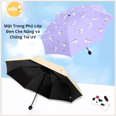 Ô Gấp 3 Dù Xếp 3 Hình Capybara Apple Dog - Giá 95.000 VNĐ, Nhân Vật Dễ Thương Bé 3