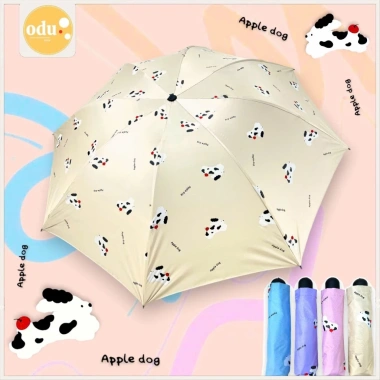 Ô Gấp 3 Dù Xếp 3 Hình Capybara Apple Dog - Giá 95.000 VNĐ, Nhân Vật Dễ Thương Bé 7