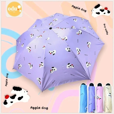Ô Gấp 3 Dù Xếp 3 Hình Capybara Apple Dog - Giá 95.000 VNĐ, Nhân Vật Dễ Thương Bé 9