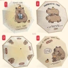 Ô Gấp Gọn Che Nắng Che Mưa Hoạ Tiết Chuột Lang CAPYBARA Loopy Cartoon cho Trẻ Em