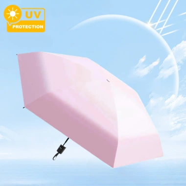 Ô Gấp Mini Che Nắng Che Mưa Chống UV, Chống Thấm Nước Kèm Túi Vải Tiện Lợi - 209k 2
