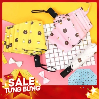 Ô Gấu Chống UV Dễ Thương - Bảo Vệ Toàn Diện, Giá Ưu Đãi 52.000₫