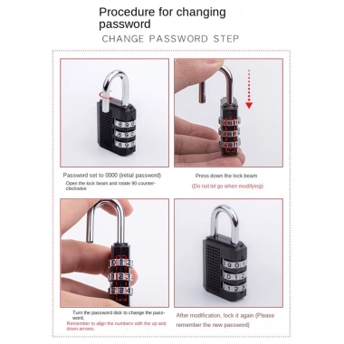 Ổ khóa 4 chữ số nhanh, an toàn - Giá ưu đãi 57.200đ, đa năng cho mọi công trình