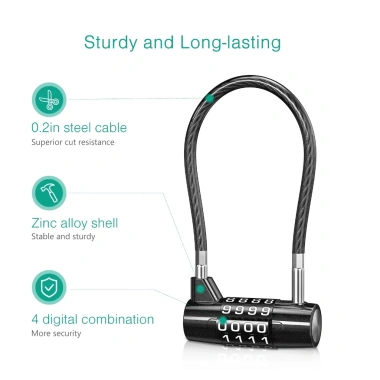 Ổ khóa 4 chữ số ORIA - Chống nước, dùng cho phòng tập, vali - 143k 4 Ổ khóa 4 chữ số ORIA - Chống nước, dùng cho phòng tập, vali - 143k 4