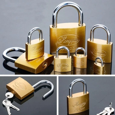Ổ khóa đồng YUNAUN - Khóa đồng phần cứng nhỏ, quà tặng 3 phím, vali du lịch, giá 57.970₫