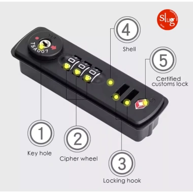 Ổ khóa gắn vali TSA 007 – Khóa cố định chìm, bảo vệ an toàn, giảm còn 140.000₫ 2 Ổ khóa gắn vali TSA 007 – Khóa cố định chìm, bảo vệ an toàn, giảm còn 140.000₫ 2