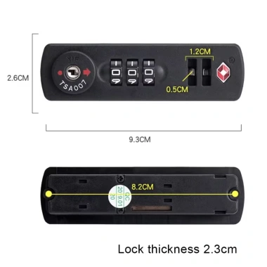 Ổ khóa gắn vali TSA 007 – Khóa cố định chìm, bảo vệ an toàn, giảm còn 140.000₫ 10 Ổ khóa gắn vali TSA 007 – Khóa cố định chìm, bảo vệ an toàn, giảm còn 140.000₫ 10
