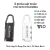 Ổ Khóa Mật Khẩu 3 Số Mini Du Lịch Colombia - An Toàn, Nhỏ Gọn, Giá Chỉ 21.000₫
