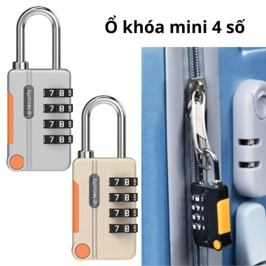 Ổ khóa mật khẩu 4 số Up Security - Bảo vệ vali, balo du lịch, giá chỉ 49.499 VND