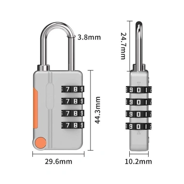 Ổ khóa mật khẩu 4 số Up Security - Bảo vệ vali, balo du lịch, giá chỉ 49.499 VND