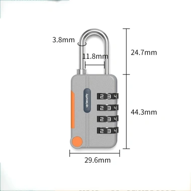 Ổ khóa mật khẩu 4 số Up Security - Bảo vệ vali, balo du lịch, giá chỉ 49.499 VND
