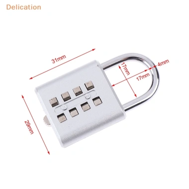 Ổ khoá mật mã ELEBUY 8 chữ số hợp kim kẽm cho vali du lịch thông minh, chống trượt - 58.080đ 9 Ổ khoá mật mã ELEBUY 8 chữ số hợp kim kẽm cho vali du lịch thông minh, chống trượt - 58.080đ 9