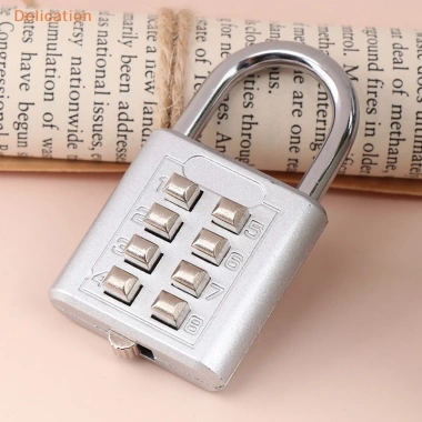 Ổ khoá mật mã ELEBUY 8 chữ số hợp kim kẽm cho vali du lịch thông minh, chống trượt - 58.080đ