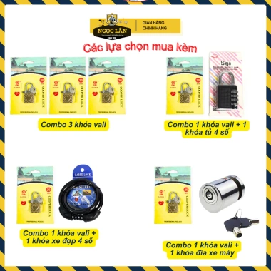 Ổ khóa mini 2 phân khóa vali & tủ - 2 chìa trái tim đẹp, phong cách - 34.000đ 6 Ổ khóa mini 2 phân khóa vali & tủ - 2 chìa trái tim đẹp, phong cách - 34.000đ 6