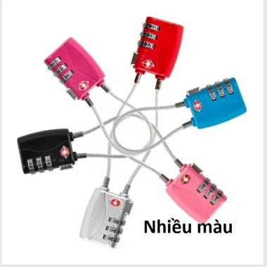 Ổ khóa số 3 lớp mật khẩu TSA719 mini – Dây cước siêu chắc, chống trộm vali, an toàn, tiện lợi, chỉ 109.000đ 3