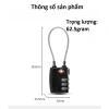 Ổ khóa số 3 lớp mật khẩu TSA719 mini – Dây cước siêu chắc, chống trộm vali, an toàn, tiện lợi, chỉ 109.000đ 6