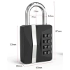 Ổ Khóa Số 4 Dãy Bảo Mật Cao Cấp - Vali, Balo, Locker, Ngăn Kéo - 105.000 7