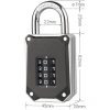 Ổ Khóa Số 4 Dãy Bảo Mật Cao Cấp - Vali, Balo, Locker, Ngăn Kéo - 105.000 9