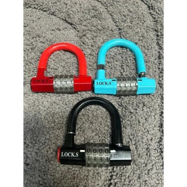 Ổ Khóa Số 4 Vòng LOCK.S Không Cần Chìa, Chống Cắt, Bảo Vệ Xe Đạp, Vali, Balo - Giá 111.111đ