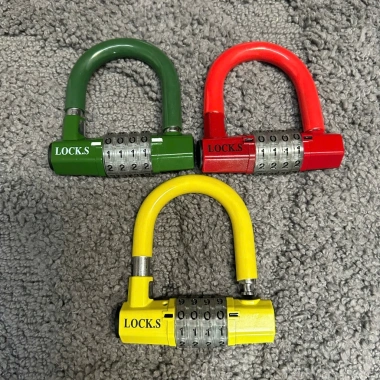Ổ Khóa Số 4 Vòng LOCK.S Không Cần Chìa, Chống Cắt, Bảo Vệ Xe Đạp, Vali, Balo - Giá 111.111đ