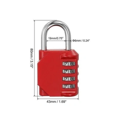 Ổ khóa số mini 4 số an toàn, tiện lợi cho tủ, phòng gym, xe đạp - Giá chỉ 85.000đ 4