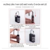 Ổ khóa số mini 4 số an toàn, tiện lợi cho tủ, phòng gym, xe đạp - Giá chỉ 85.000đ 6