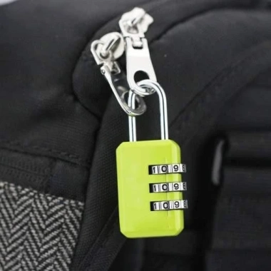 Ổ khóa số mini bảo mật cao, khóa vali du lịch chống trộm, giảm giá chỉ 25.091 VND
