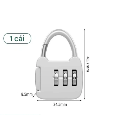 Ổ Khóa Số Mini BLANS - Bảo Vệ Hành Lý, Balo, Túi Xách An Toàn, Giá Ưu Đãi 20.500₫ 5 Ổ Khóa Số Mini BLANS - Bảo Vệ Hành Lý, Balo, Túi Xách An Toàn, Giá Ưu Đãi 20.500₫ 5
