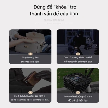 Ổ Khóa Số Mini BLANS - Bảo Vệ Hành Lý, Balo, Túi Xách An Toàn, Giá Ưu Đãi 20.500₫