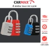 Ổ khóa số mini CarMax Khóa vali 4 chữ số xoay, không chìa, nhỏ gọn, giá 29.000₫