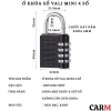 Ổ khóa số mini CarMax Khóa vali 4 chữ số xoay, không chìa, nhỏ gọn, giá 29.000₫ 4