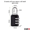 Ổ khóa số mini CarMax Khóa vali 4 chữ số xoay, không chìa, nhỏ gọn, giá 29.000₫ 10
