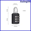 Ổ khoá số mini xoay 4 chữ số, không chìa khóa, vali, tủ đồ, túi xách Giá 18.800₫ 4