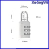 Ổ khoá số mini xoay 4 chữ số, không chìa khóa, vali, tủ đồ, túi xách Giá 18.800₫ 5