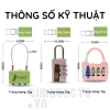 Ổ khóa số vali mini 3 số cao cấp - Bảo vệ hành lý, giảm còn 33.000₫ (giá gốc 39.600₫) 2