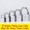 Ổ khóa thép không gỉ BDECOR inox - chống trộm, cạy, cắt, cưa cho cửa & vali, 33k 8