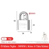 Ổ khóa thép không gỉ BDECOR inox - chống trộm, cạy, cắt, cưa cho cửa & vali, 33k 9